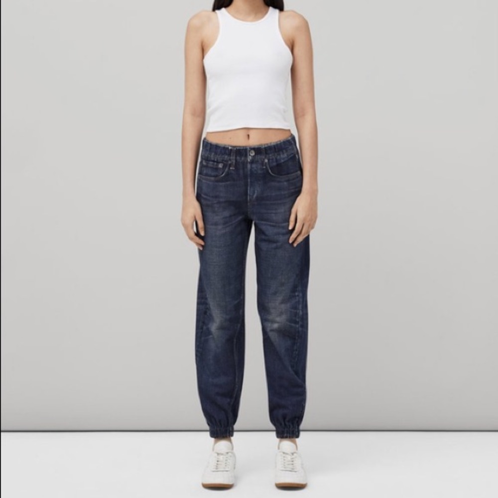 Rag & Bone Miramar Jogger - trompe l’oeil cotton - size small
